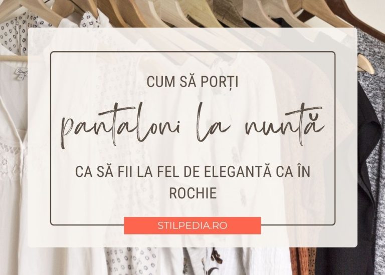 Cum porți pantaloni la nuntă